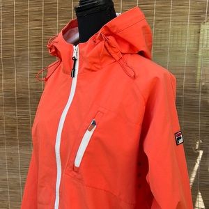 Bright Orange Fila Jacket